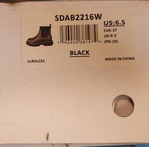 Dream Pairs Black Combat & Moto Boots